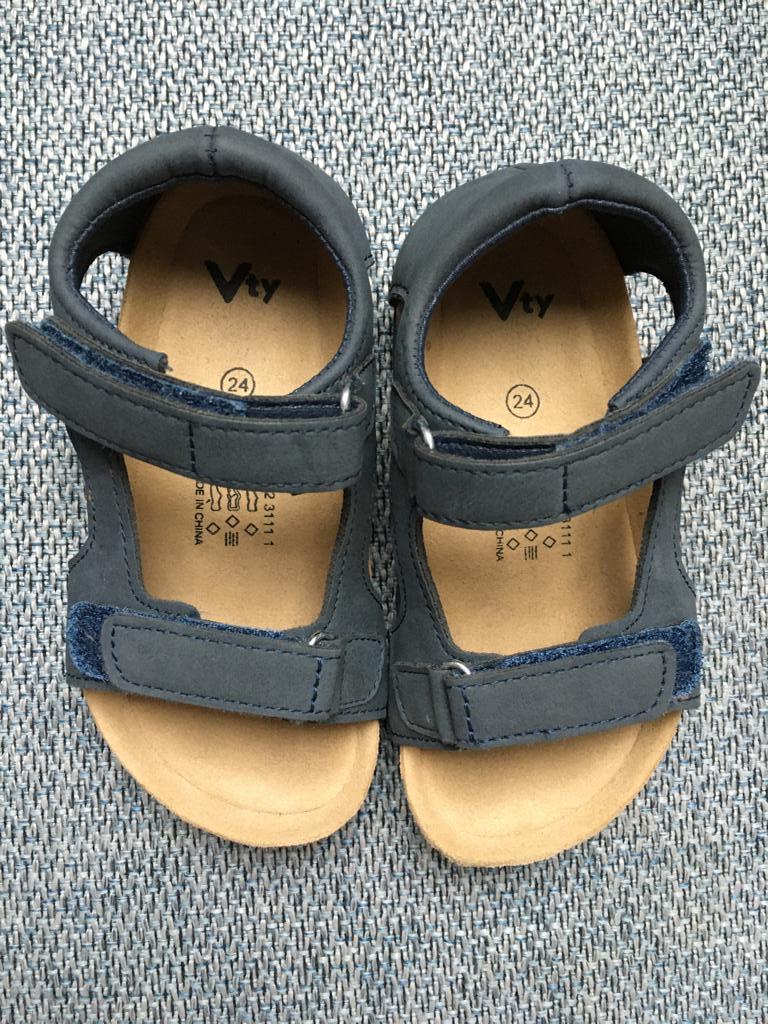 Sandalen maat 24 blauw en bruin, Overige typen, Nieuw, Ophalen of Verzenden, Jongen