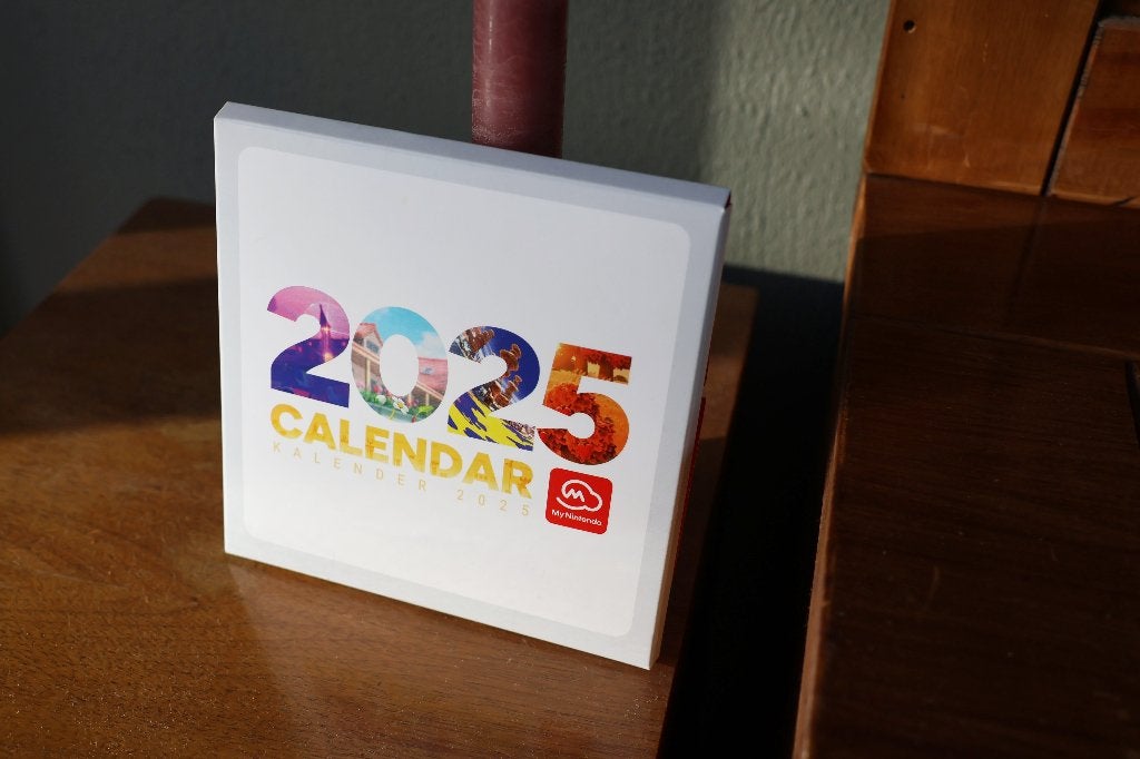 kalender Nintendo 2025, Ophalen of Verzenden, Jaarkalender, Nieuw