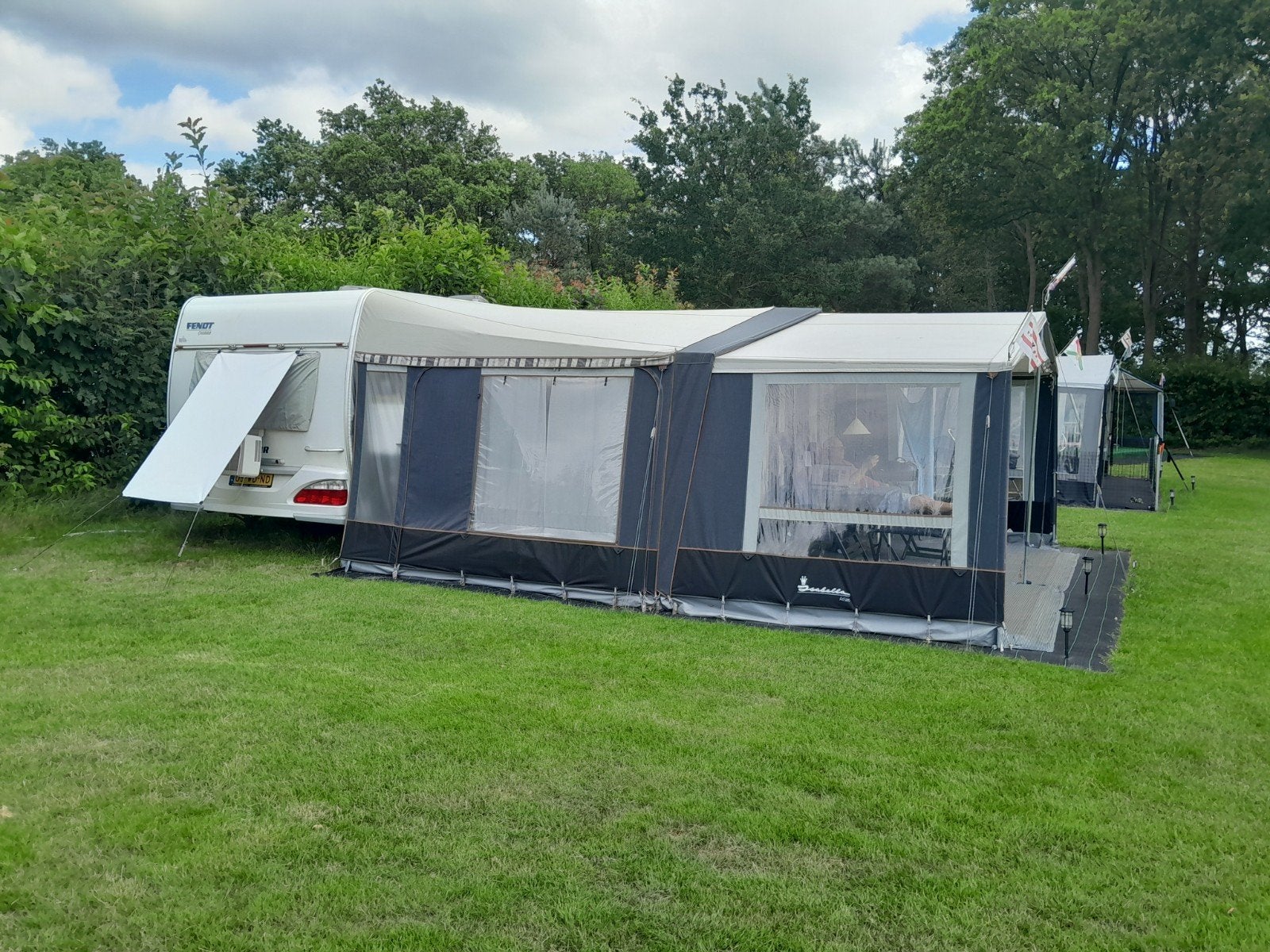 Isabella Commodore North G16 met Atlas luifel, Annex uitbouw, Caravans en Kamperen, Voortenten en Luifels, Ophalen, Isabella