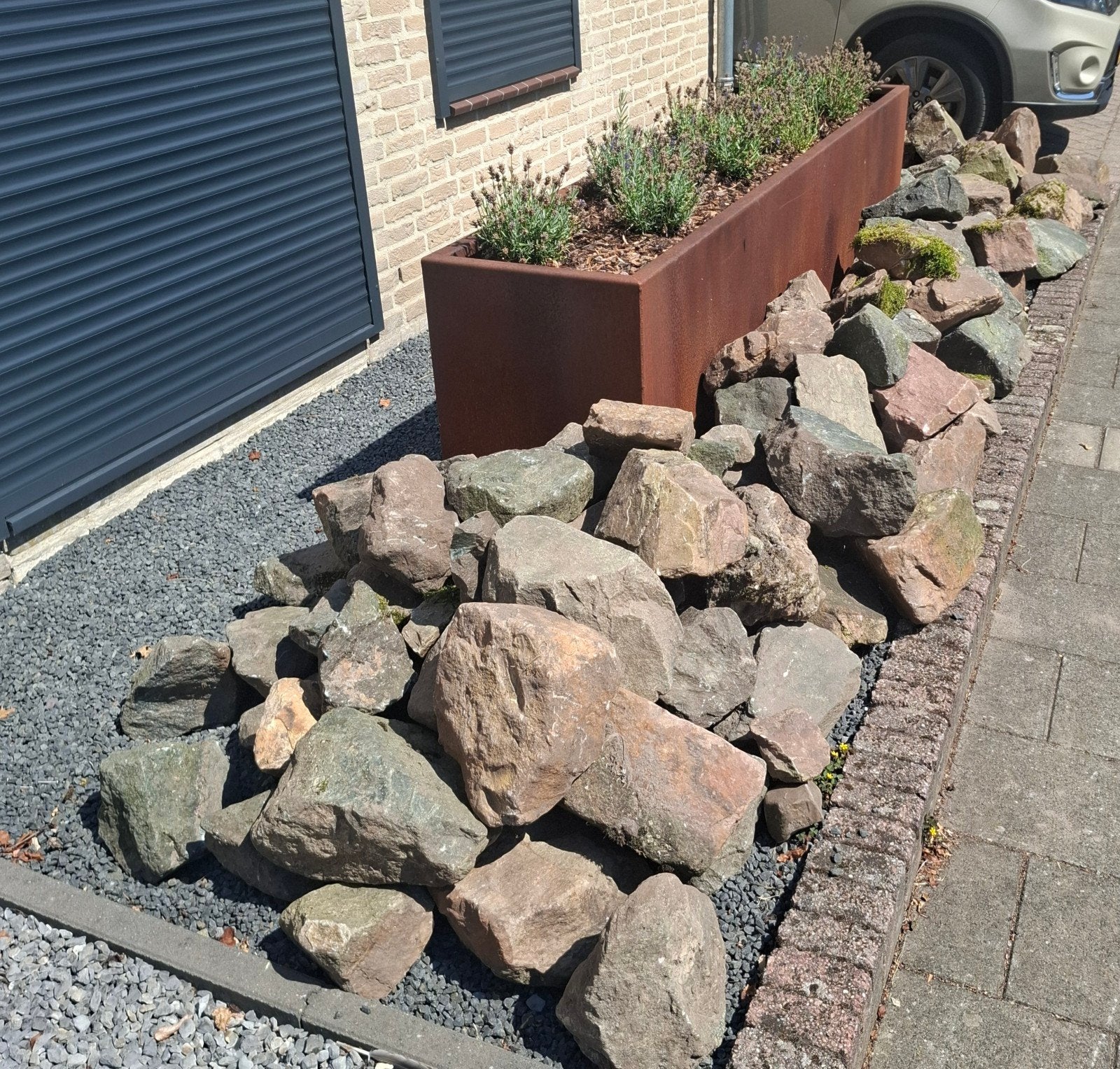 Grote natuurstenen rotsen voor tuin of landschap, Tuin en Terras, Ophalen, Overige materialen, Gebruikt, Kei