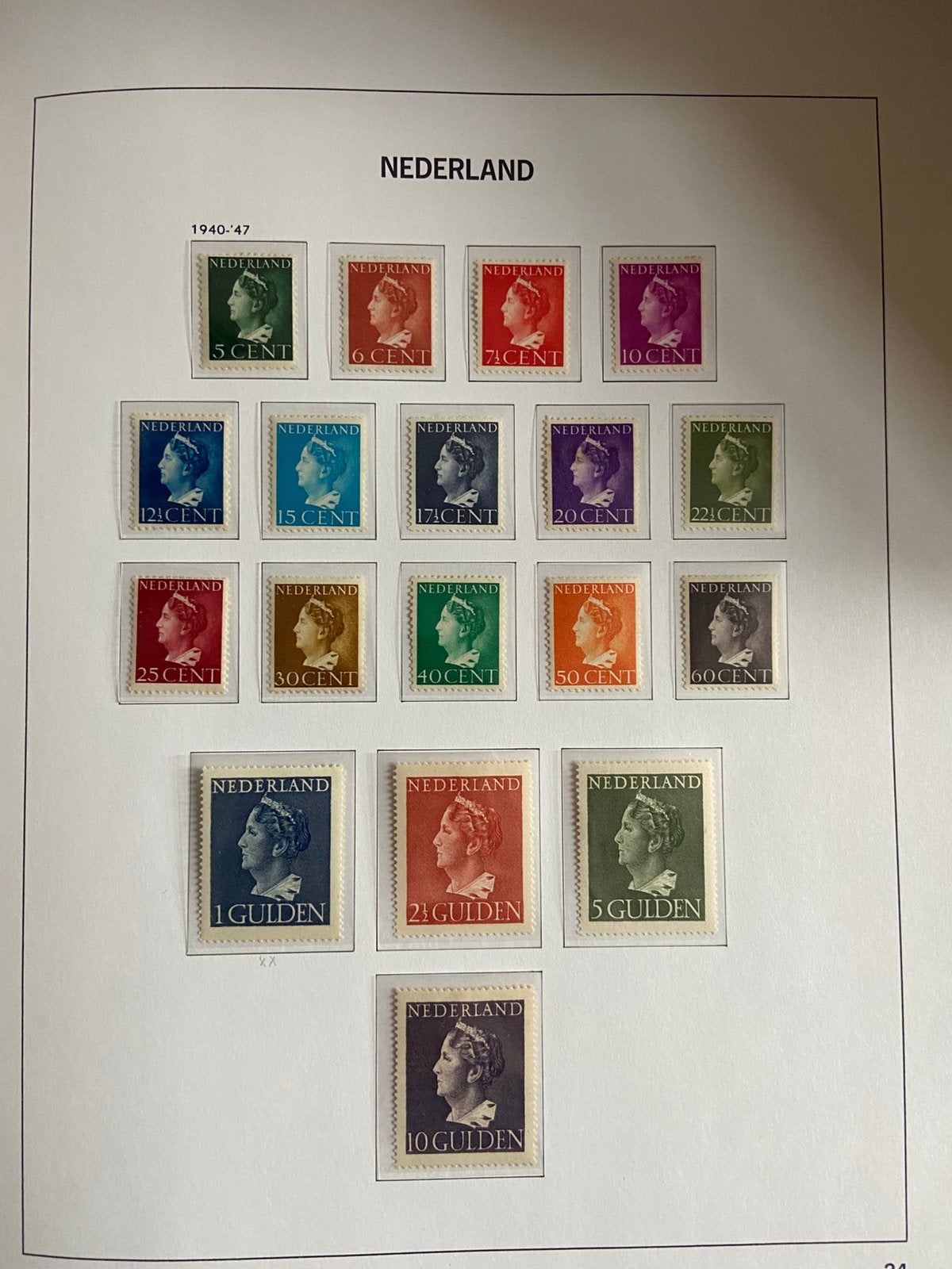 Nederland nvph 332-349 Konijnenburg mooi ongebruikt, Postzegels en Munten, Postzegels | Nederland, Ophalen of Verzenden, T/m 1940