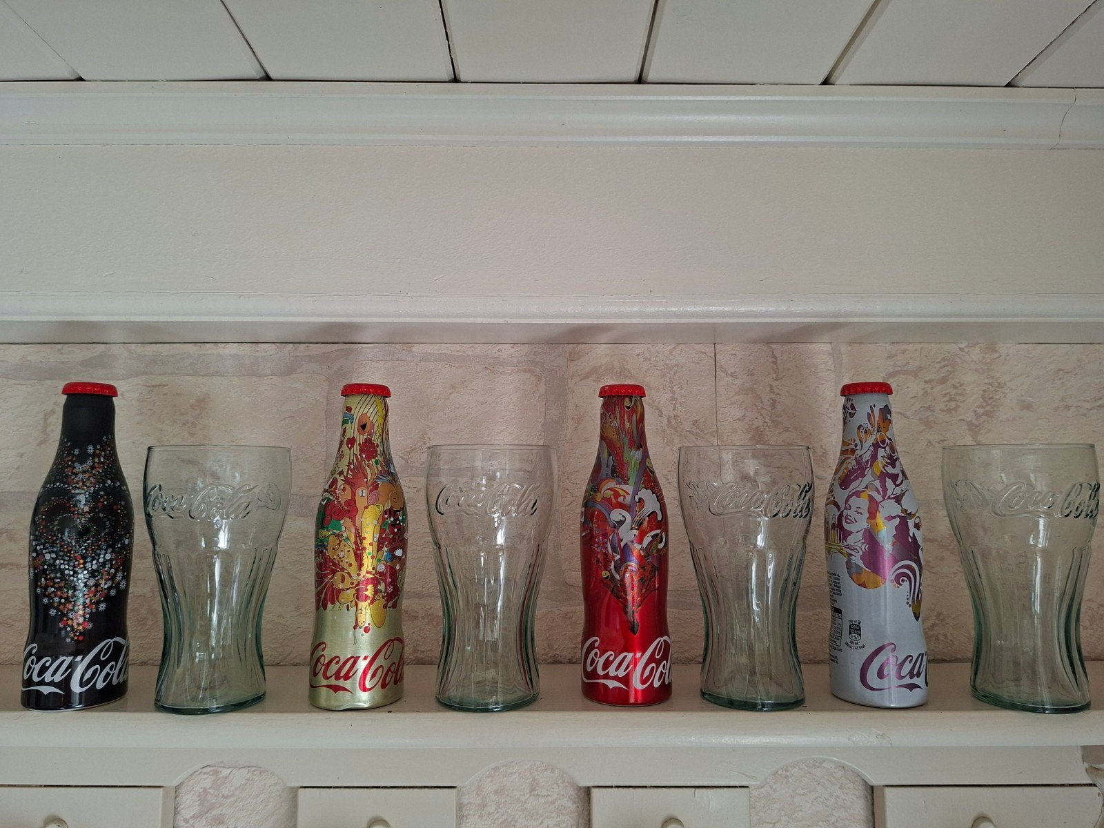 Coca-Cola Design Flessen en Glazen Collectie, Ophalen of Verzenden