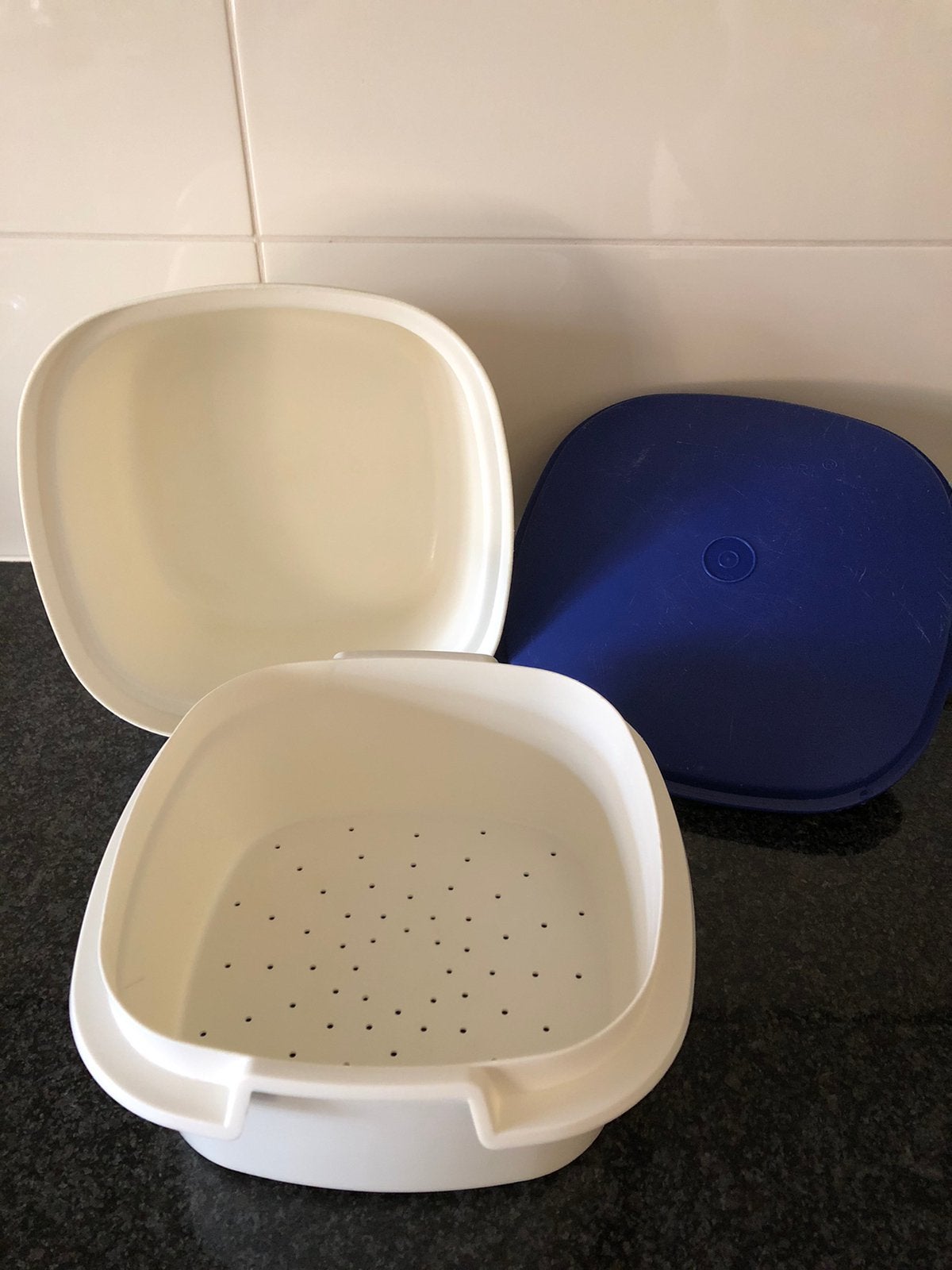 Serveerwonder van Tupperware, Gebruikt, Wit, Overige typen, Ophalen of Verzenden