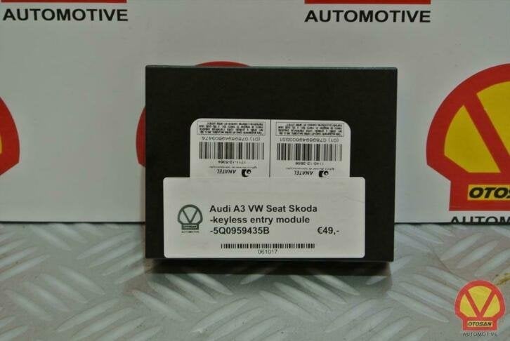 audi a3 vw seat skoda keyless entry module 5q0959435b, Gebruikt, AUDI AG, Auto-Union-Strasse 1
85045  Ingolstadt, DE, Kundenbetreuung@audi.de