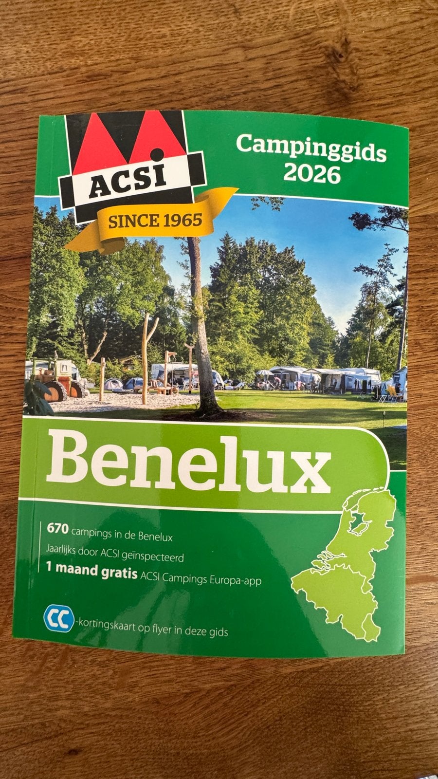 ACSI Campinggids Benelux 2026, Nieuw, Ophalen of Verzenden, Campinggids, Benelux