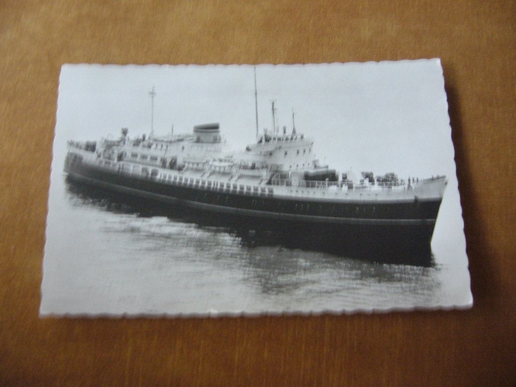 M.S KONINGIN EMMA - PRINSES BEATRIX, Verzenden, 1940 tot 1960, Gelopen, Overige thema's