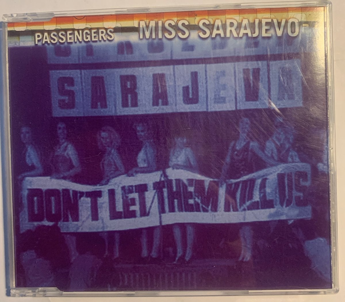 Passengers - Miss Sarajevo CD maxi Single (U2 & Brian Eno), Gebruikt, Ophalen of Verzenden, Pop, Inclusief doosje