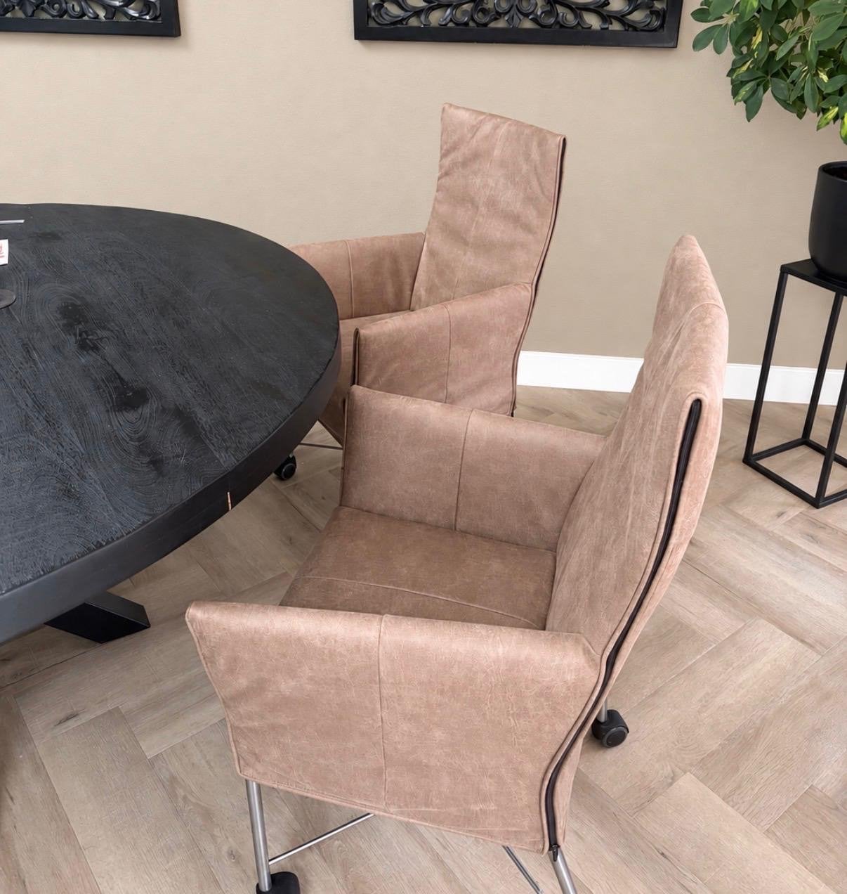 Montis Chaplin Buro stoel, Huis en Inrichting, Ophalen, Twee, Bruin, Nieuw