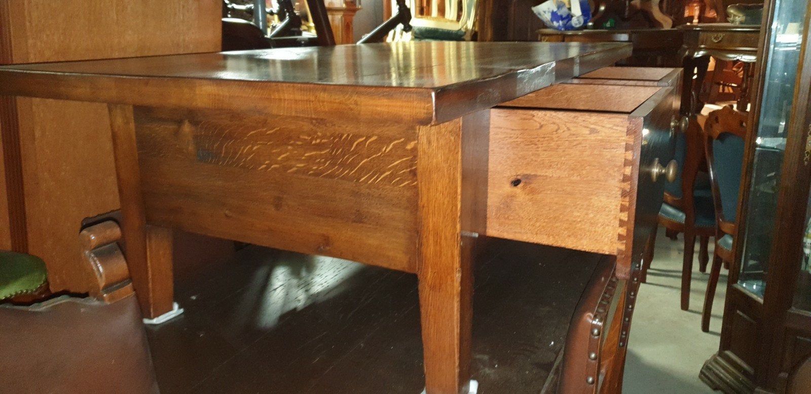 Jugendstil Salontafel van Kersenhout, Ophalen