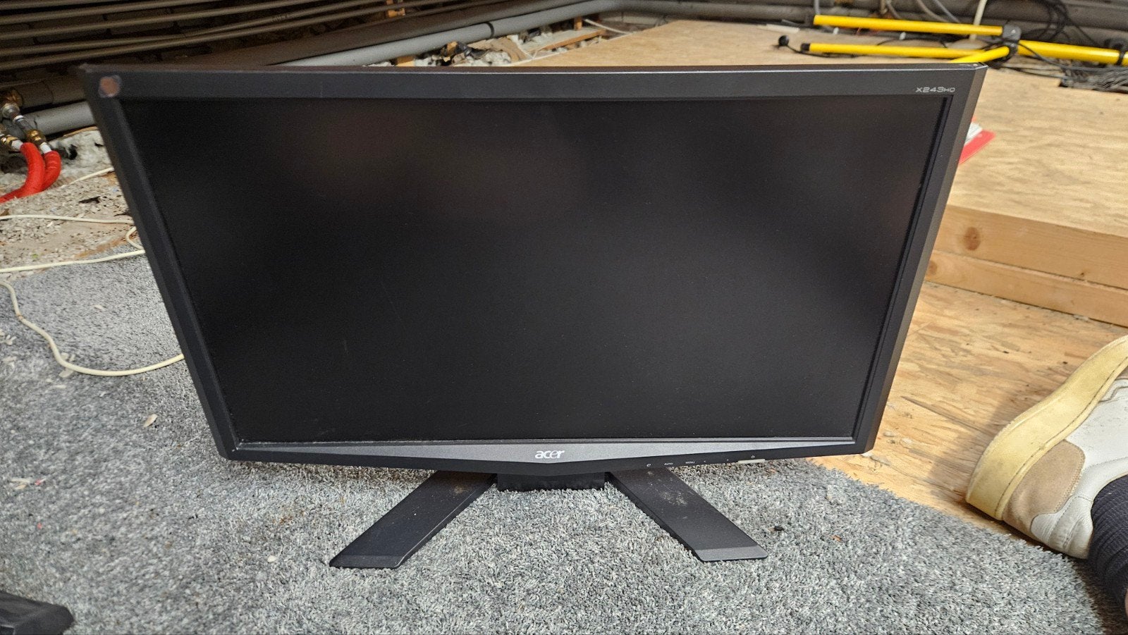Acer X243HQ bd LCD Monitor - 24 inch beeldscherm, Ophalen, Gebruikt, Acer