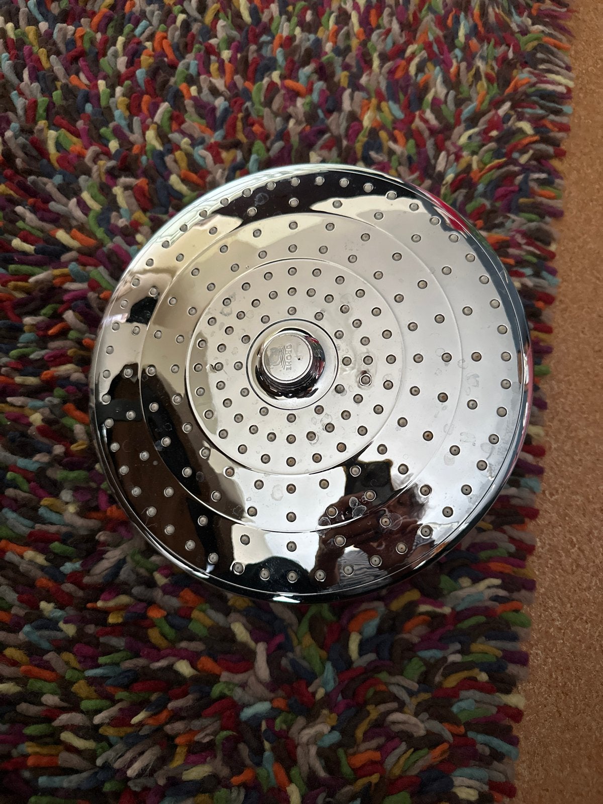 Grote Grohe douchekop 26 cm - Zo goed als nieuw, Ophalen of Verzenden, Zo goed als nieuw, Chroom, Douche