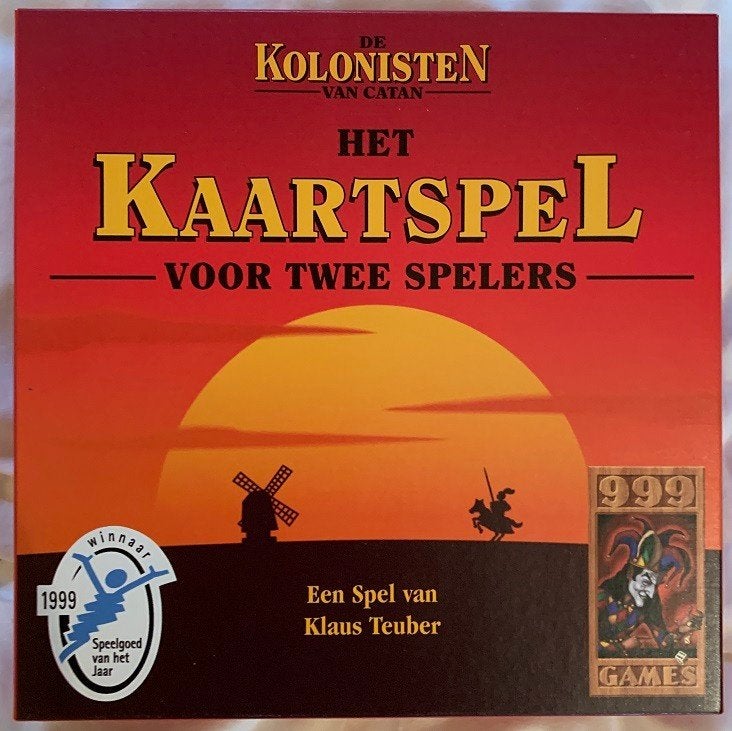 Kolonisten van Catan , Kaartspel voor 2 personen, Een of twee spelers, Ophalen of Verzenden, Zo goed als nieuw, 999 Games