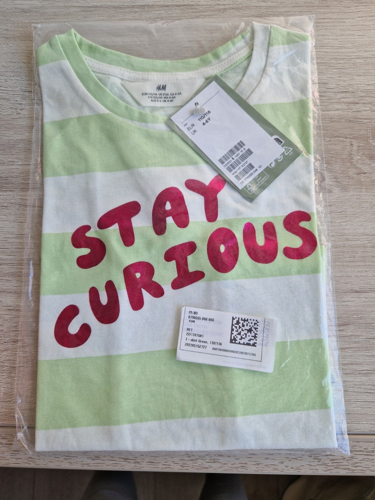 H&M T-Shirt 110/116, Kinderen en Baby's, Kinderkleding | Maat 110, Meisje, H&M, Nieuw, Ophalen of Verzenden