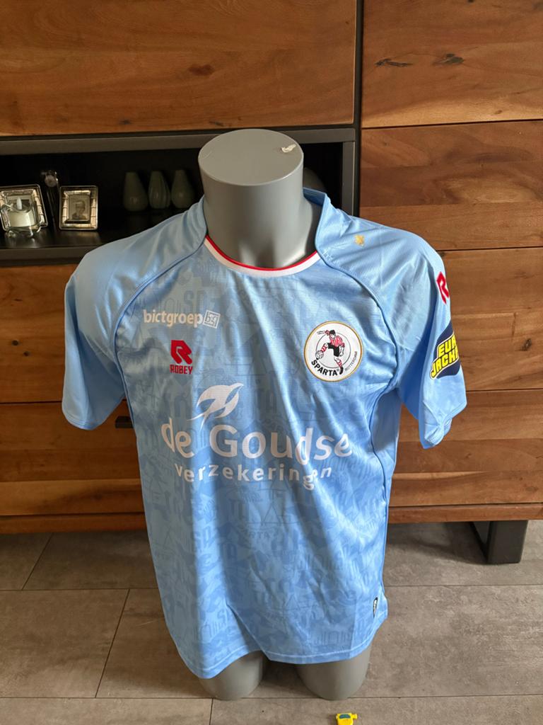 Matchworn Sparta voetbalshirt Toornstra #16, Maat L, Ophalen of Verzenden, Gebruikt, Shirt