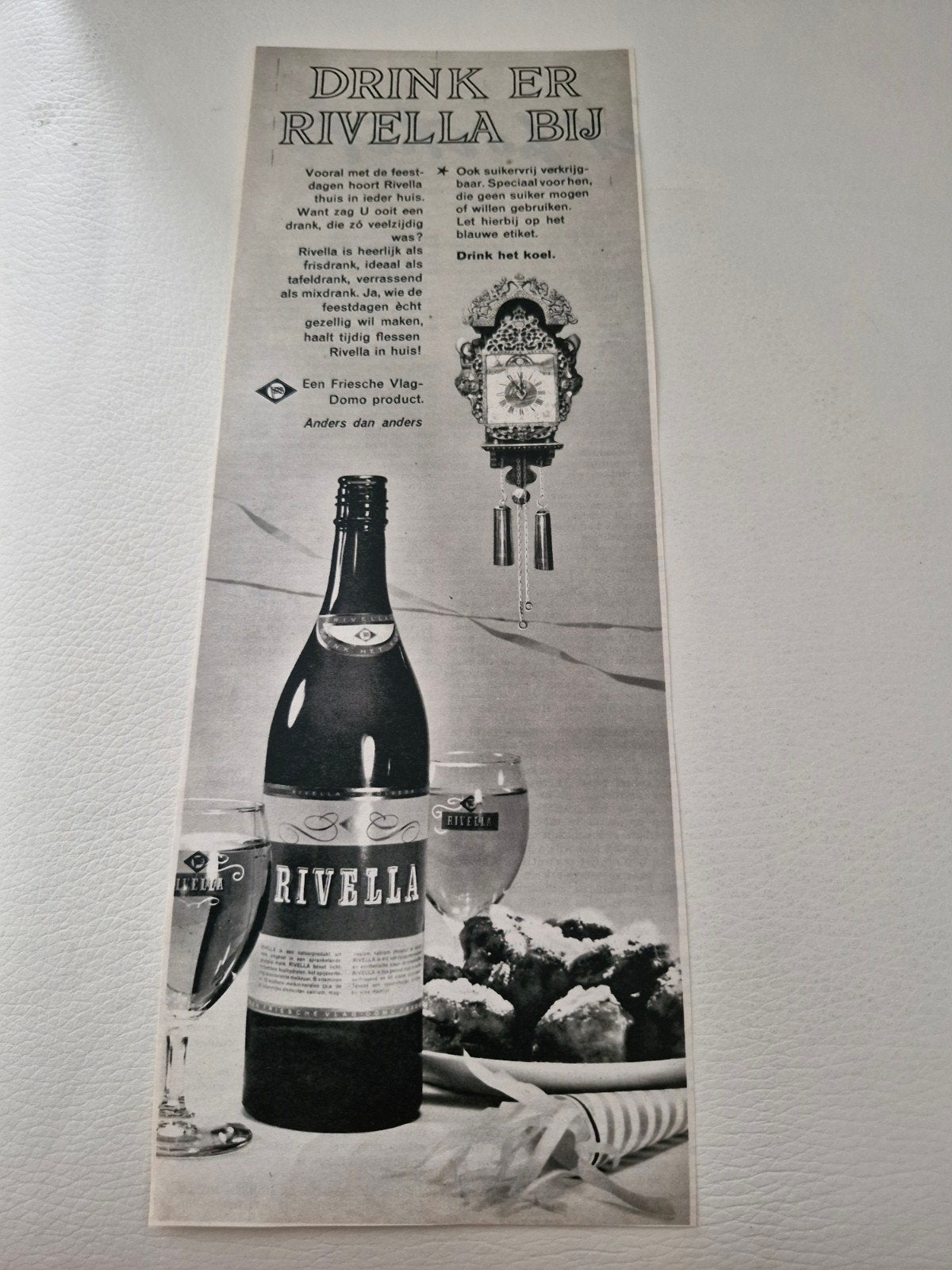 7 Verschillende Rivella Advertenties - Vintage Reclame, Ophalen of Verzenden, 1980 tot heden