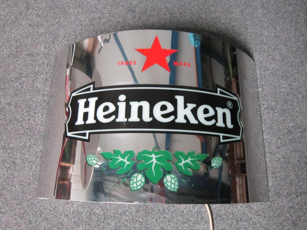 HEINEKEN BIER LICHTRECLAME, Verzamelen, Biermerken, Ophalen, Zo goed als nieuw, Overige typen, Heineken