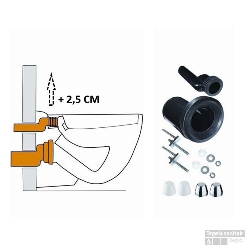 verhoging set hangend wc, Ophalen of Verzenden, Nieuw, Toilet
