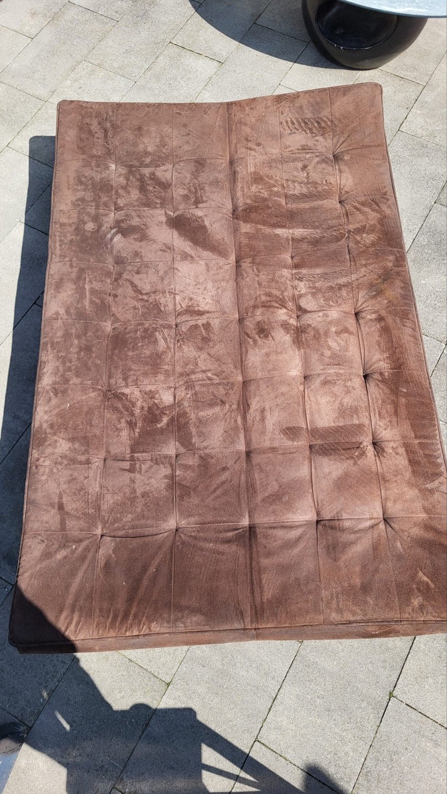 Gebruikte slaapbank 195x120 cm - Bruin, Huis en Inrichting, Slaapkamer | Slaapbanken, Gebruikt, Bruin, Twijfelaar, 120 cm