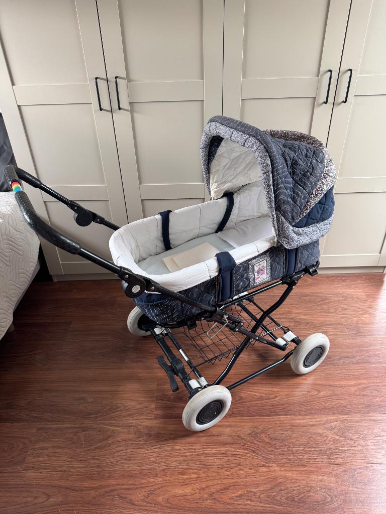 Kinderwagen combi Teutonia, Kinderen en Baby's, Kinderwagens en Combinaties, Gebruikt, Combiwagen, Verstelbare duwstang, Ophalen