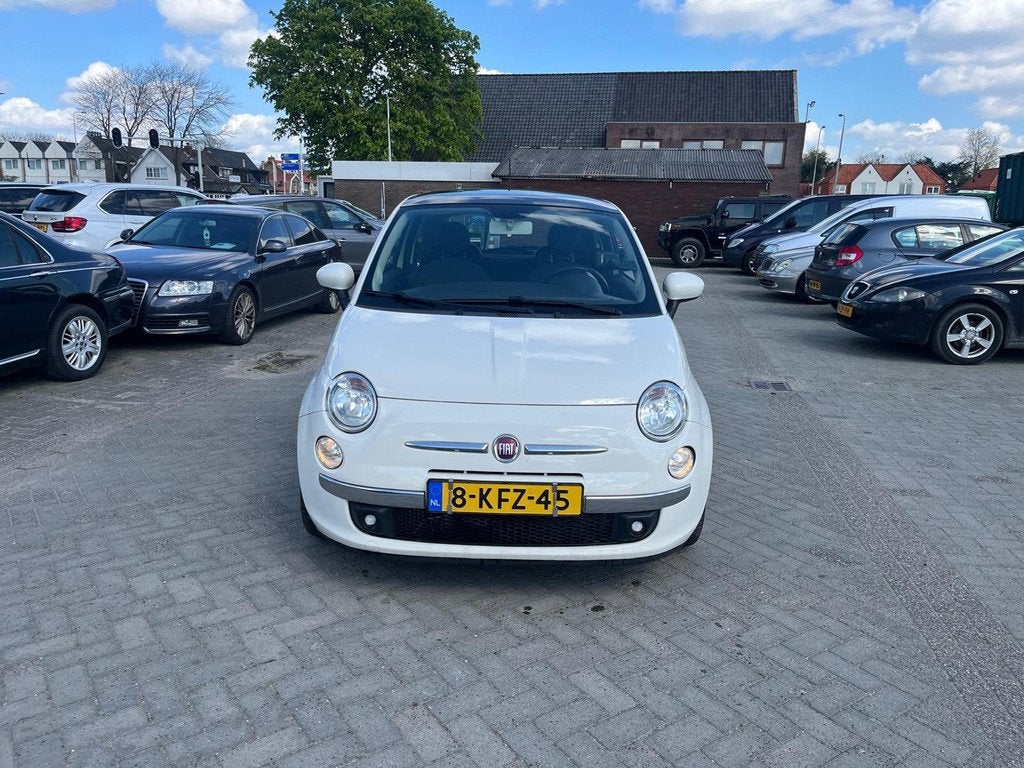 Fiat 500 0.9 TwinAir Lounge airco lm velg navi panoramadak v, Euro 5, Gebruikt, 31 €/maand, Origineel Nederlands