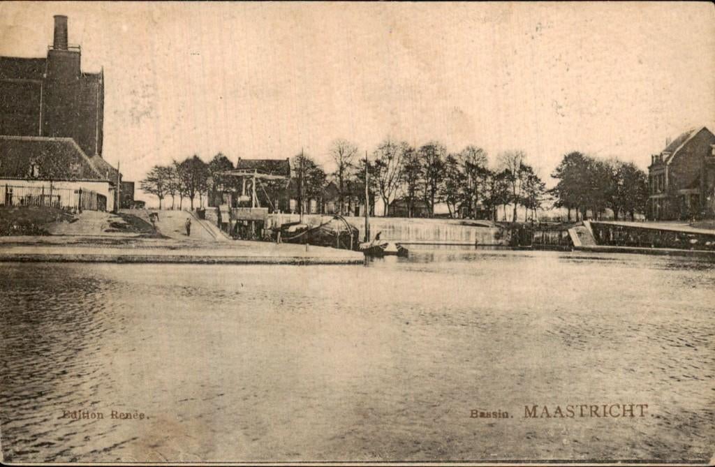 Maastricht - Bassin - Zicht, Ophalen of Verzenden, Voor 1920, Gelopen, Limburg