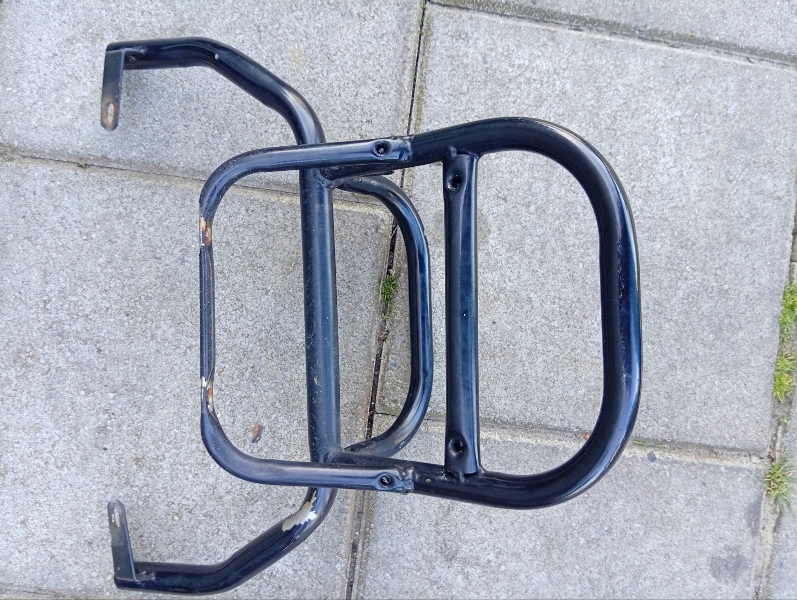 Zwart bagagerek voor scooter/brommer, Ophalen, Gebruikt