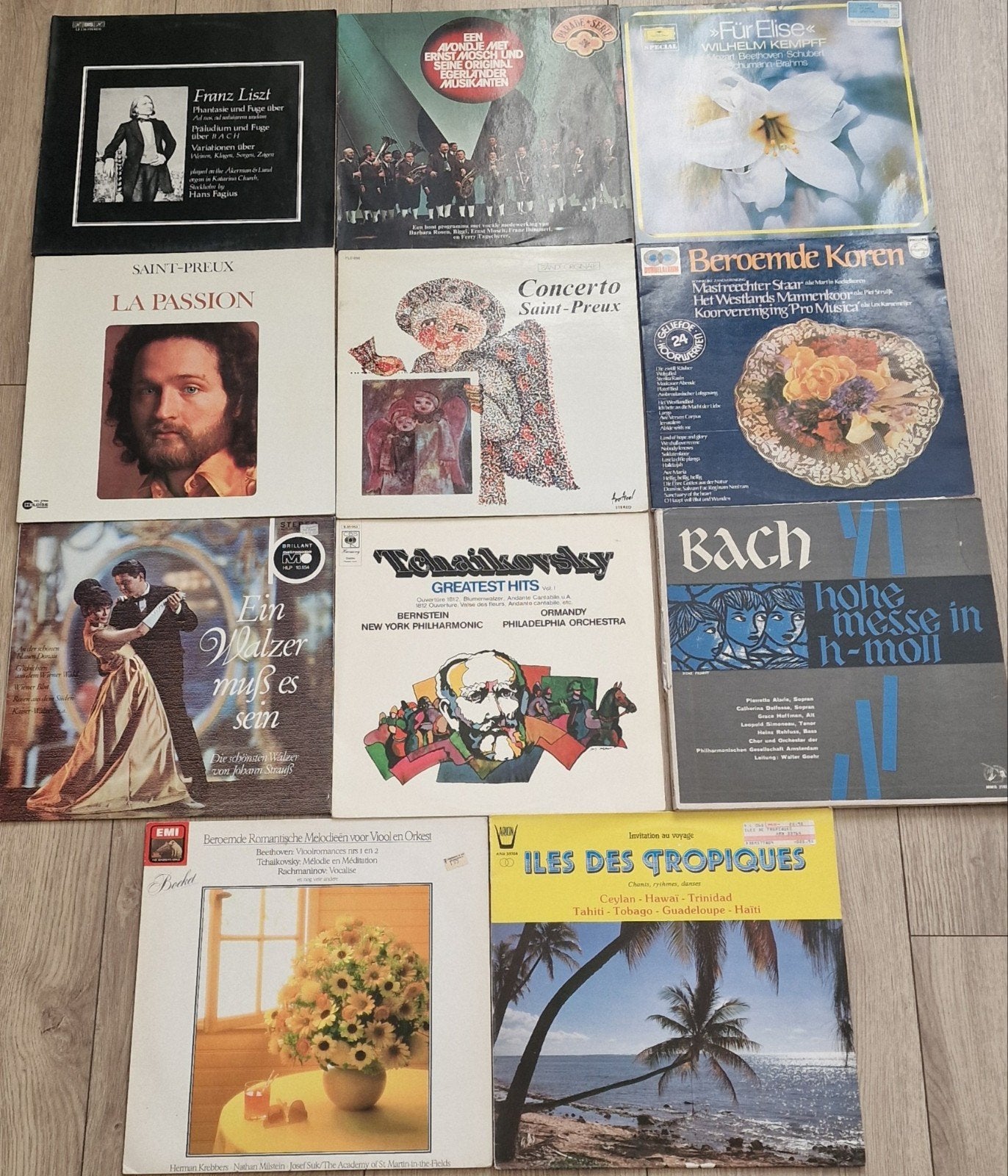 Diverse Klassieke LP's - Bach, Tchaikovsky, Beethoven, Ophalen, LP, Gebruikt, Overige componisten
