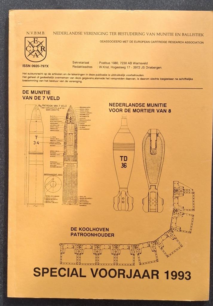 Boek speciale uitgave 1993 van de NVBMB, Ophalen of Verzenden, Landmacht, Nederland, Boek of Tijdschrift