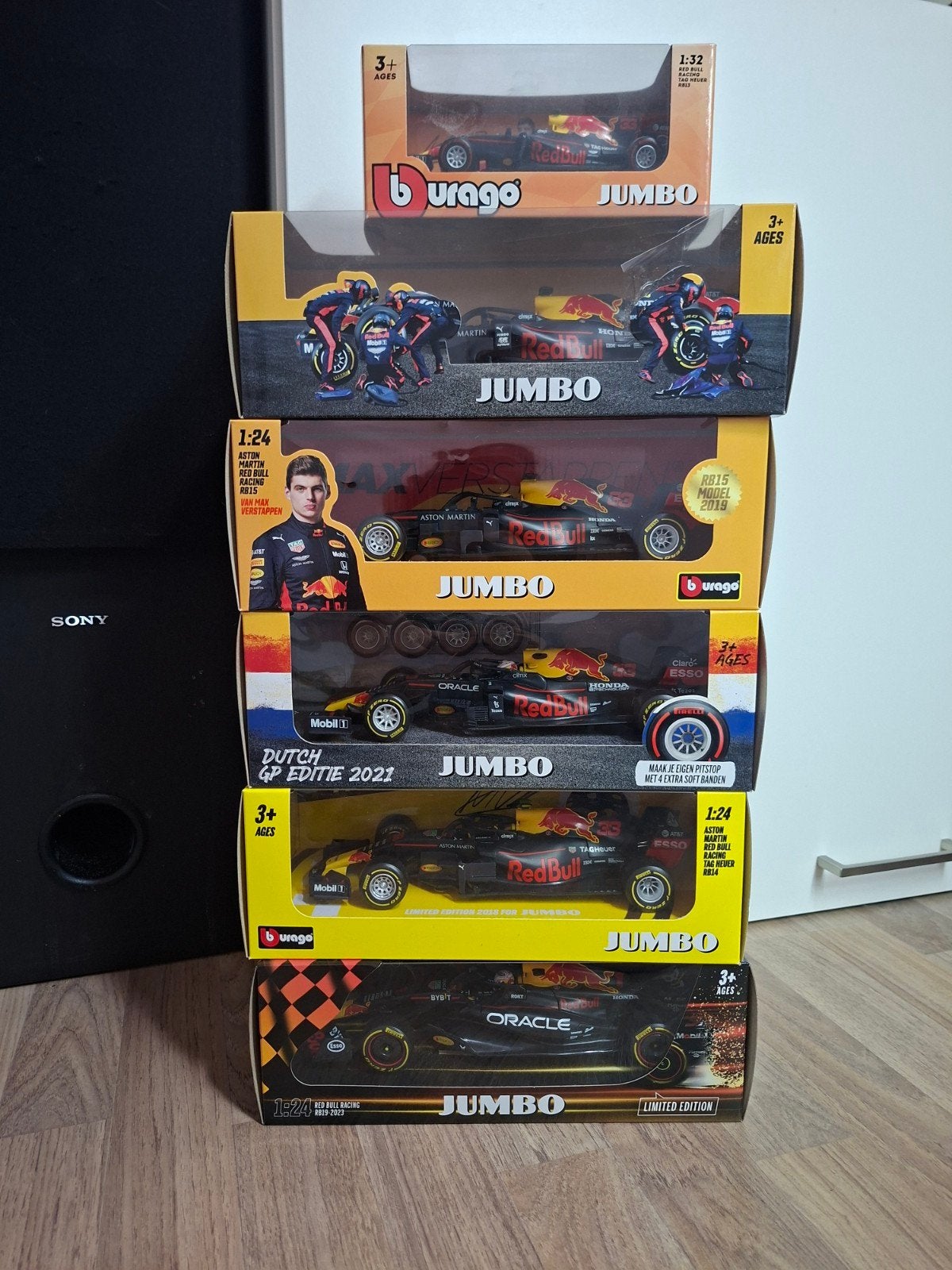 6x Max Verstappen Race Auto's - Schaal 1:24 & 1:32, Ophalen of Verzenden
