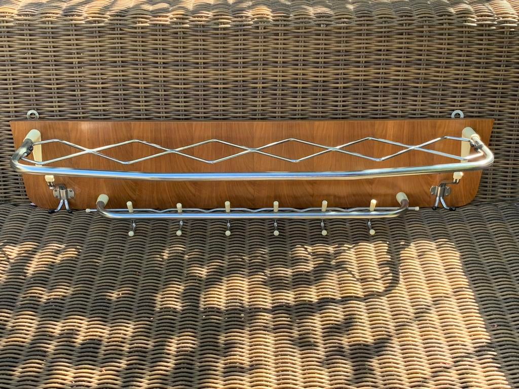 Vintage kapstok voor aan de muur., Huis en Inrichting, Overige materialen, Gebruikt, Minder dan 100 cm, Ophalen