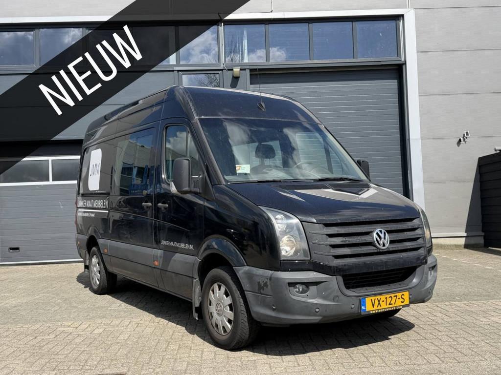 Volkswagen Crafter - 32 2.0 TDI L2H2 BM DC, Auto's, Bestelauto's, Gebruikt, 4 cilinders, Volkswagen, Zwart