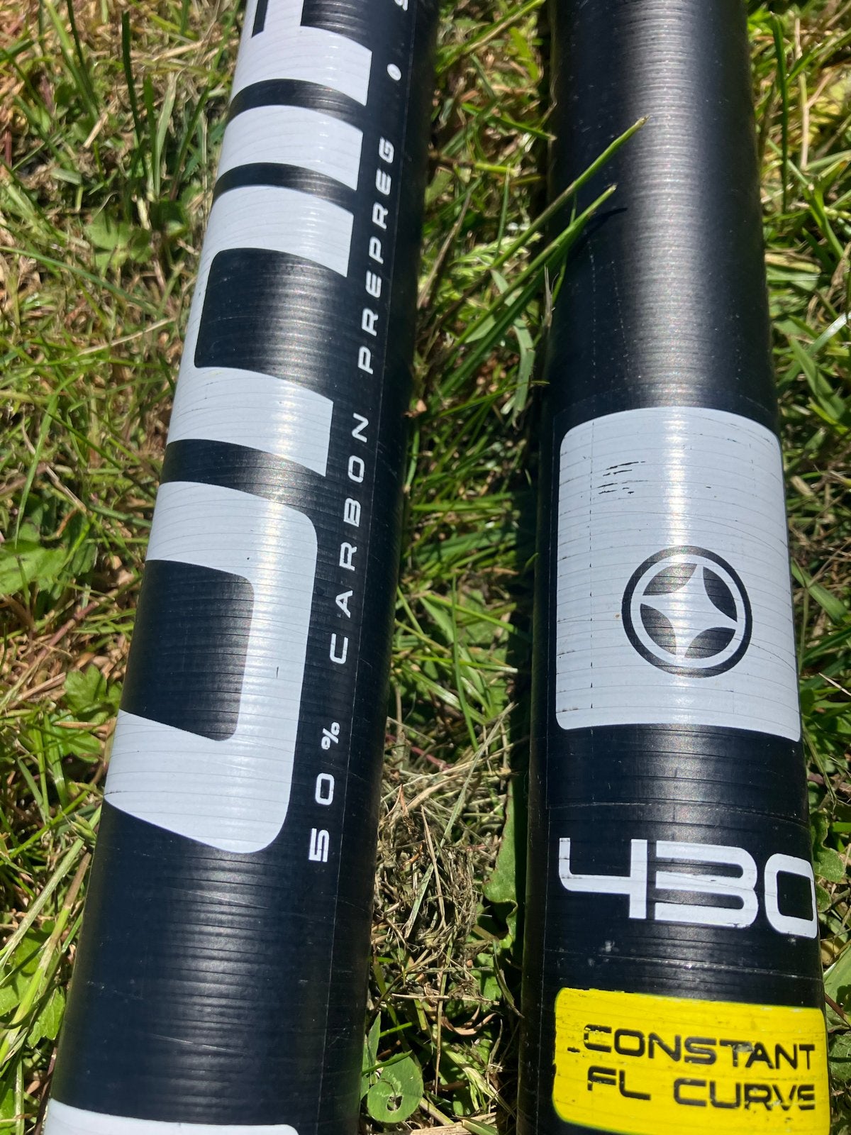 Windsurf Mast 430 Constant FL Curve 50% Carbon, Gebruikt, Mast, Deelbare mast, Ophalen