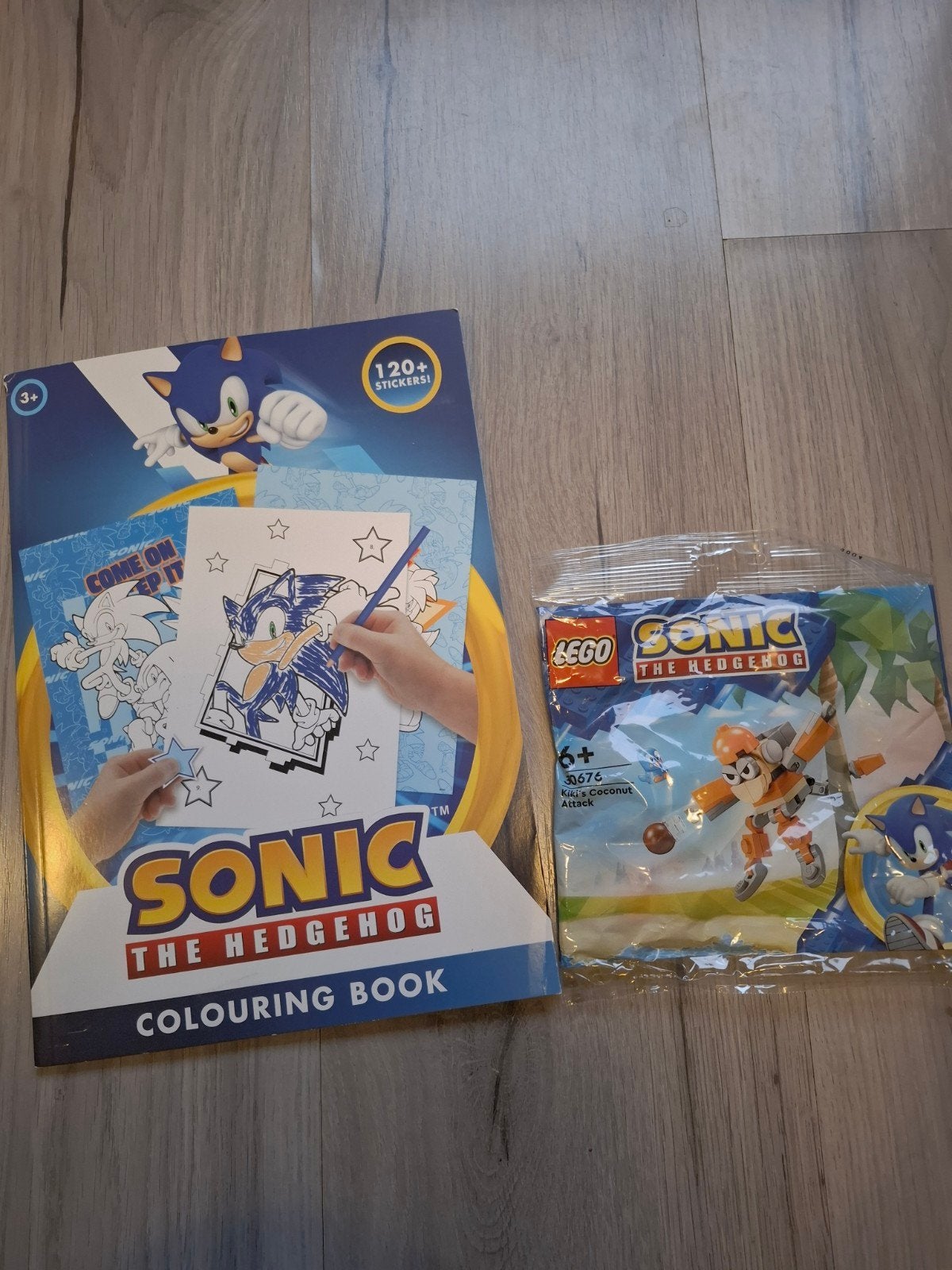 Sonic kleurboek en sonic lego, Kinderen en Baby's, Speelgoed | Actiefiguren, Ophalen of Verzenden