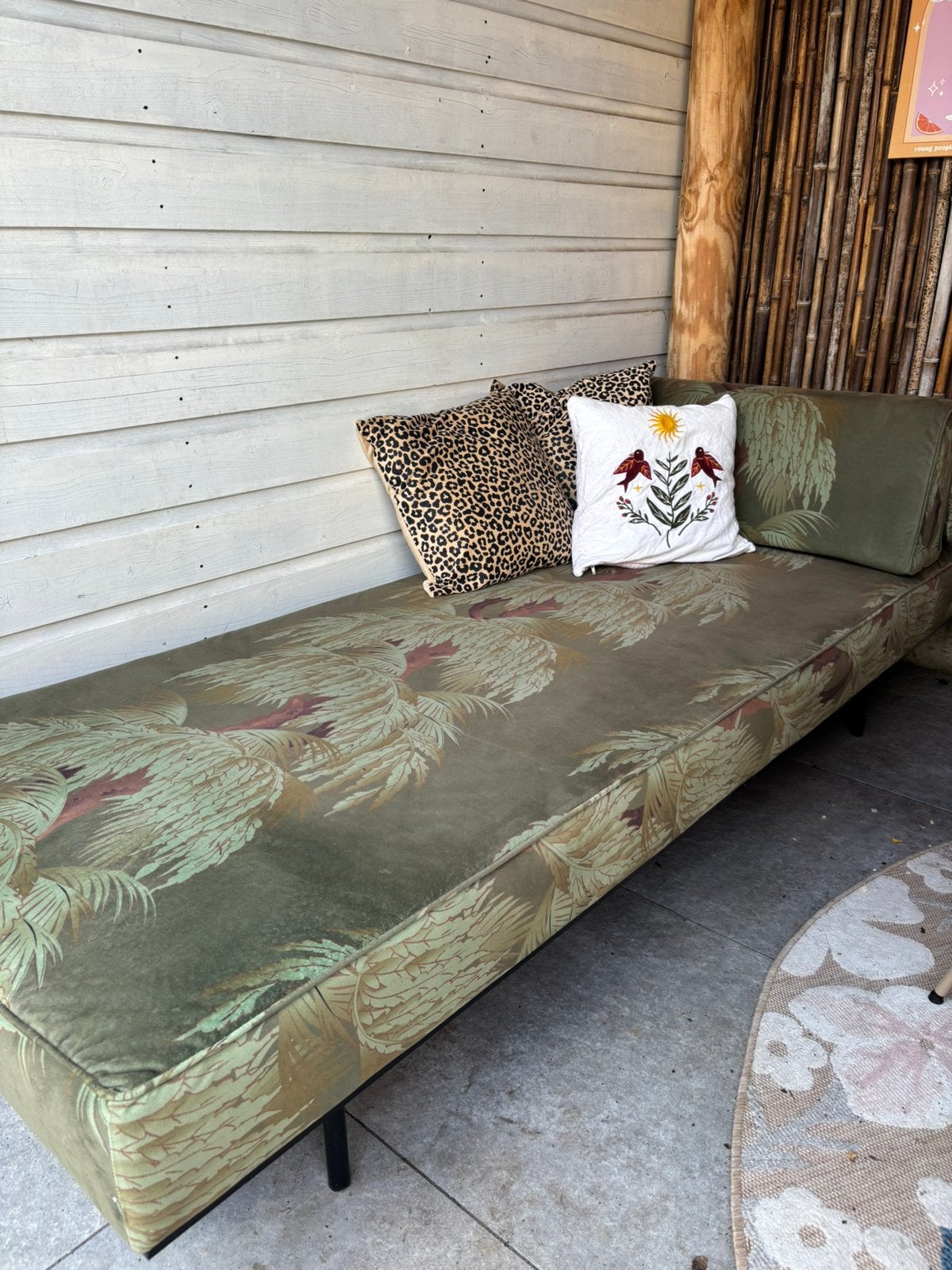 HK Living daybed, Ophalen, Minder dan 75 cm, 150 tot 200 cm, Driepersoons