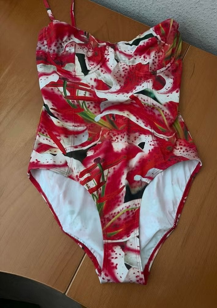 Tory Burch Printed Underwire Badpak - Roze, Nieuw, Badpak, Ophalen of Verzenden, Roze