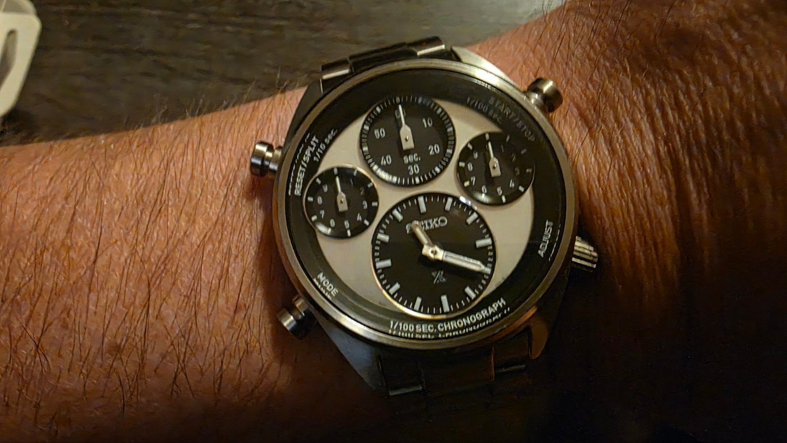 Seiko SpeedTimer SFJ-001P1, Sieraden, Tassen en Uiterlijk, Ophalen, Gebruikt, Staal, Polshorloge