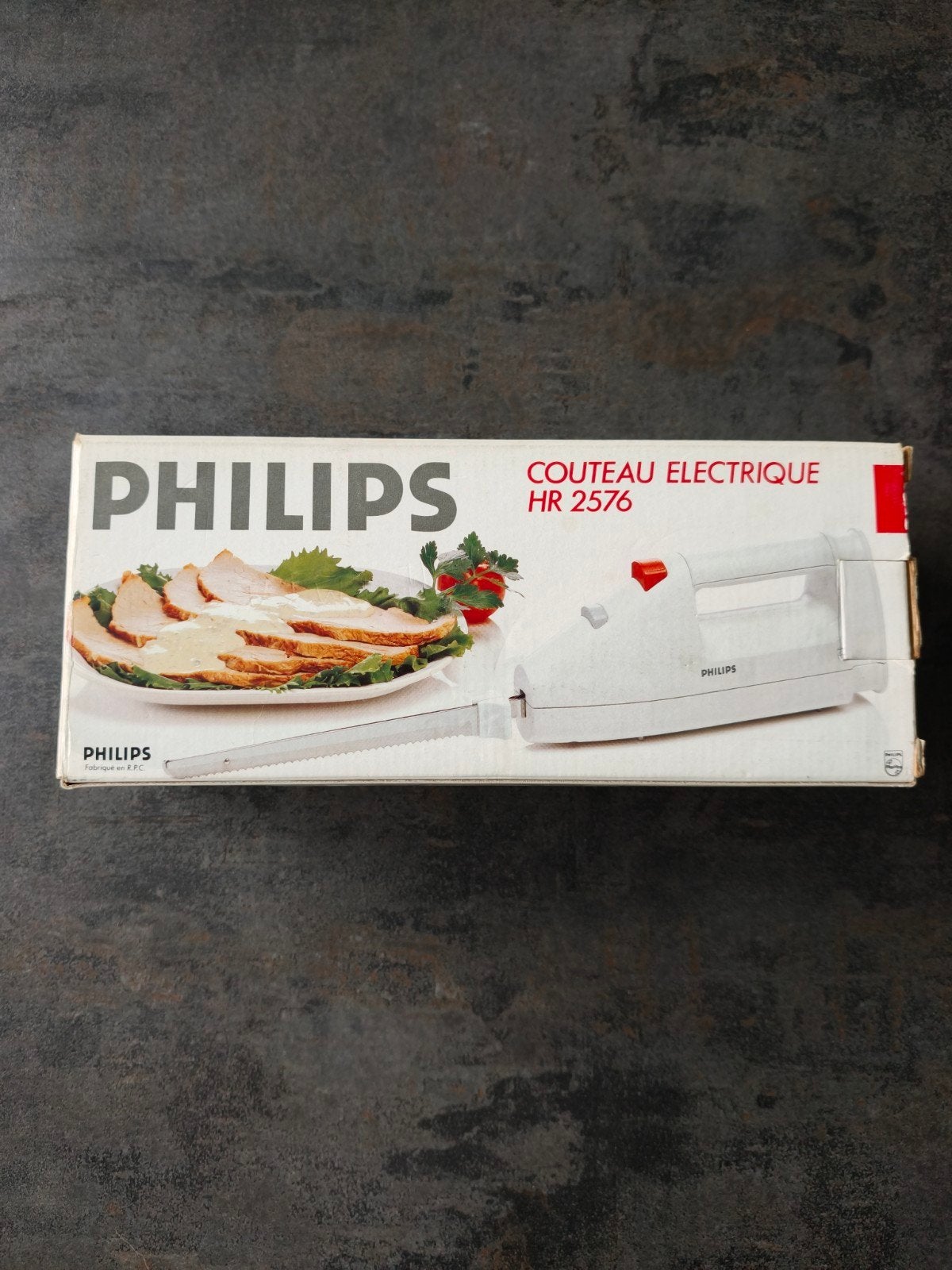 Philips Elektrisch Mes HR 2576 - Perfect voor Vlees, Kunststof, Ophalen of Verzenden, Zo goed als nieuw, Snijmachine