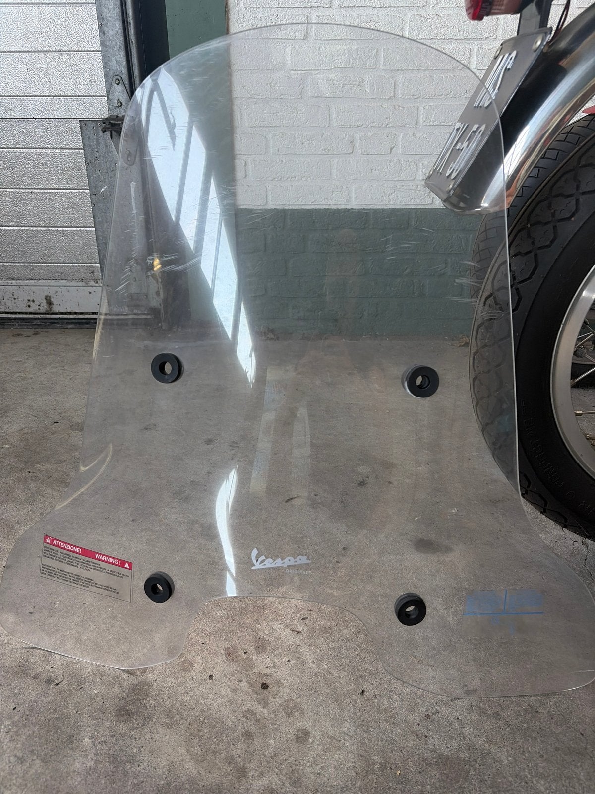 Vespa Sprint Origineel Windscherm - Gebruikt, Fietsen en Brommers, Brommeronderdelen | Scooters, Ophalen of Verzenden, Gebruikt