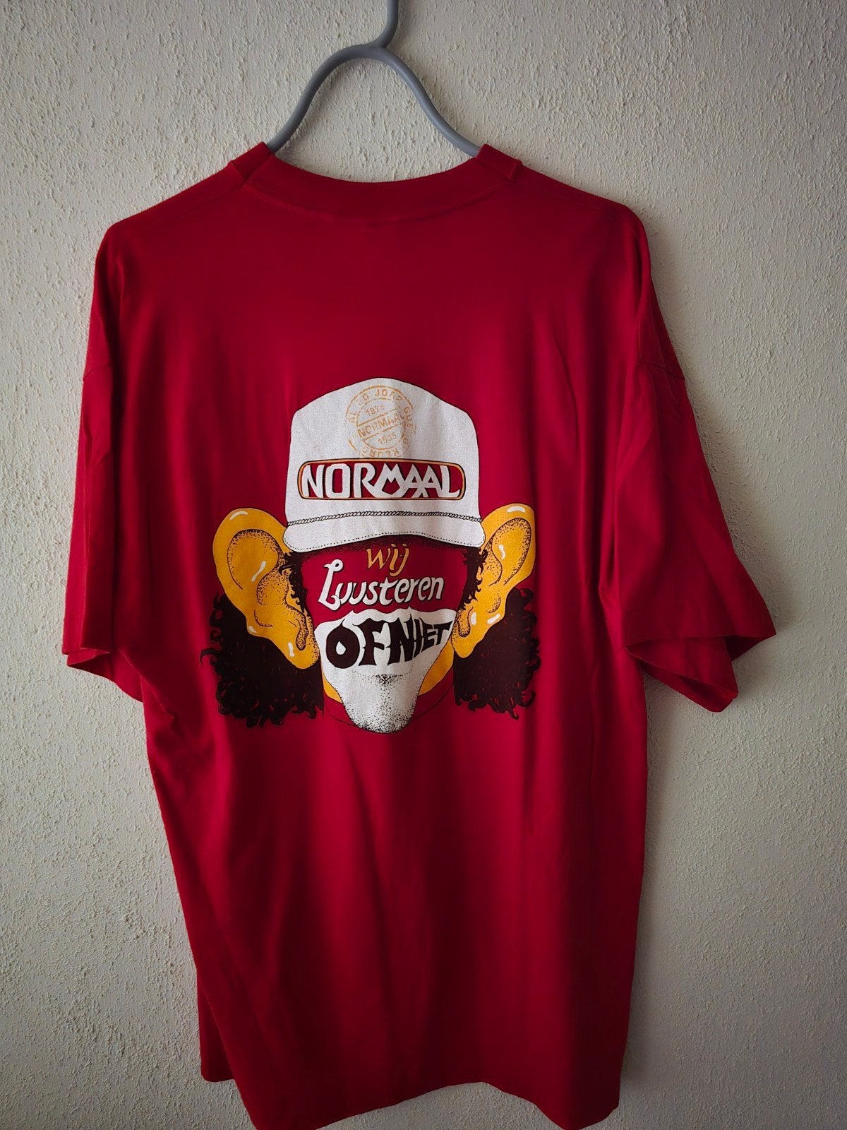 Één T shirts Normaal Amstel bier xl speciaal, Ophalen of Verzenden, Nieuw, Maat 56/58 (XL), Zwart