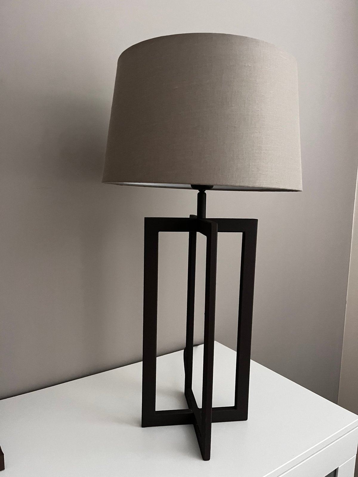 Tafellamp van Light & Living, Grijs, Ophalen, Zo goed als nieuw, Light & Living