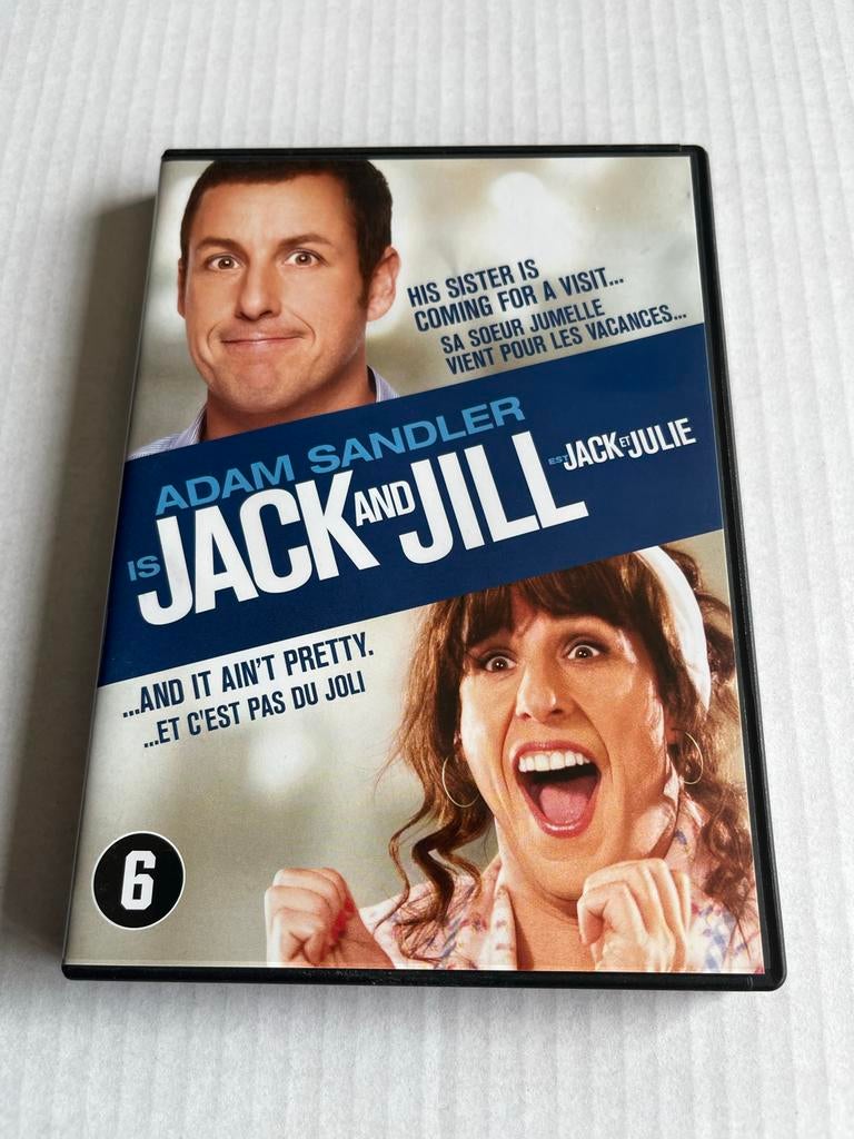 Jack and Jill DVD - Adam Sandler, Vanaf 6 jaar, Ophalen of Verzenden, Gebruikt, Romantische komedie