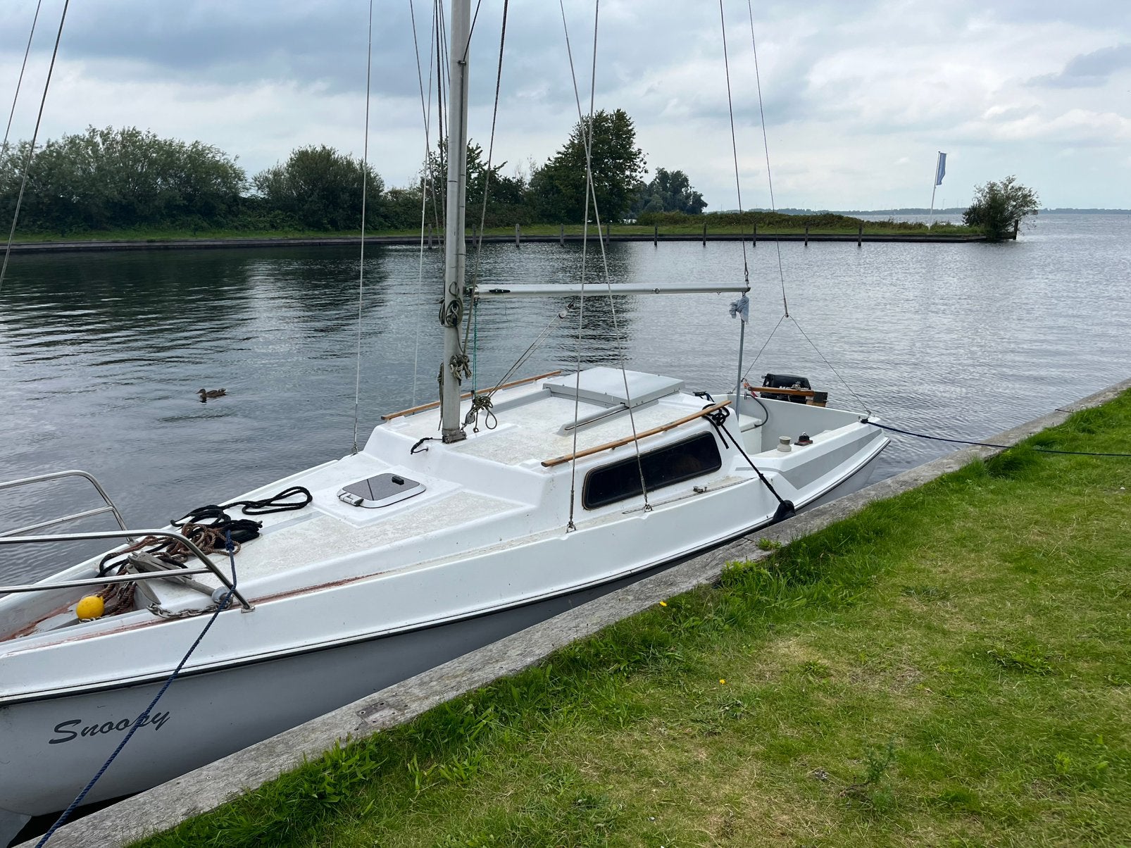 Zeilboot  – gratis af te halen / €500 met buitenboordmotor, Ophalen, Gebruikt, Overige typen, Minder dan 15 m²