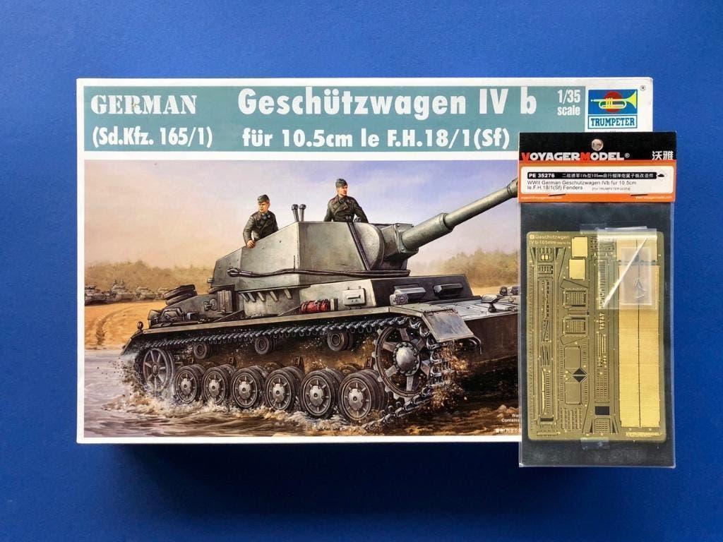 trumpeter	374	Sd.Kfz 165/1 Geschützwagen IV b & VOY PE 1/35, Tank, Italeri, Verzenden, 1:32 tot 1:50