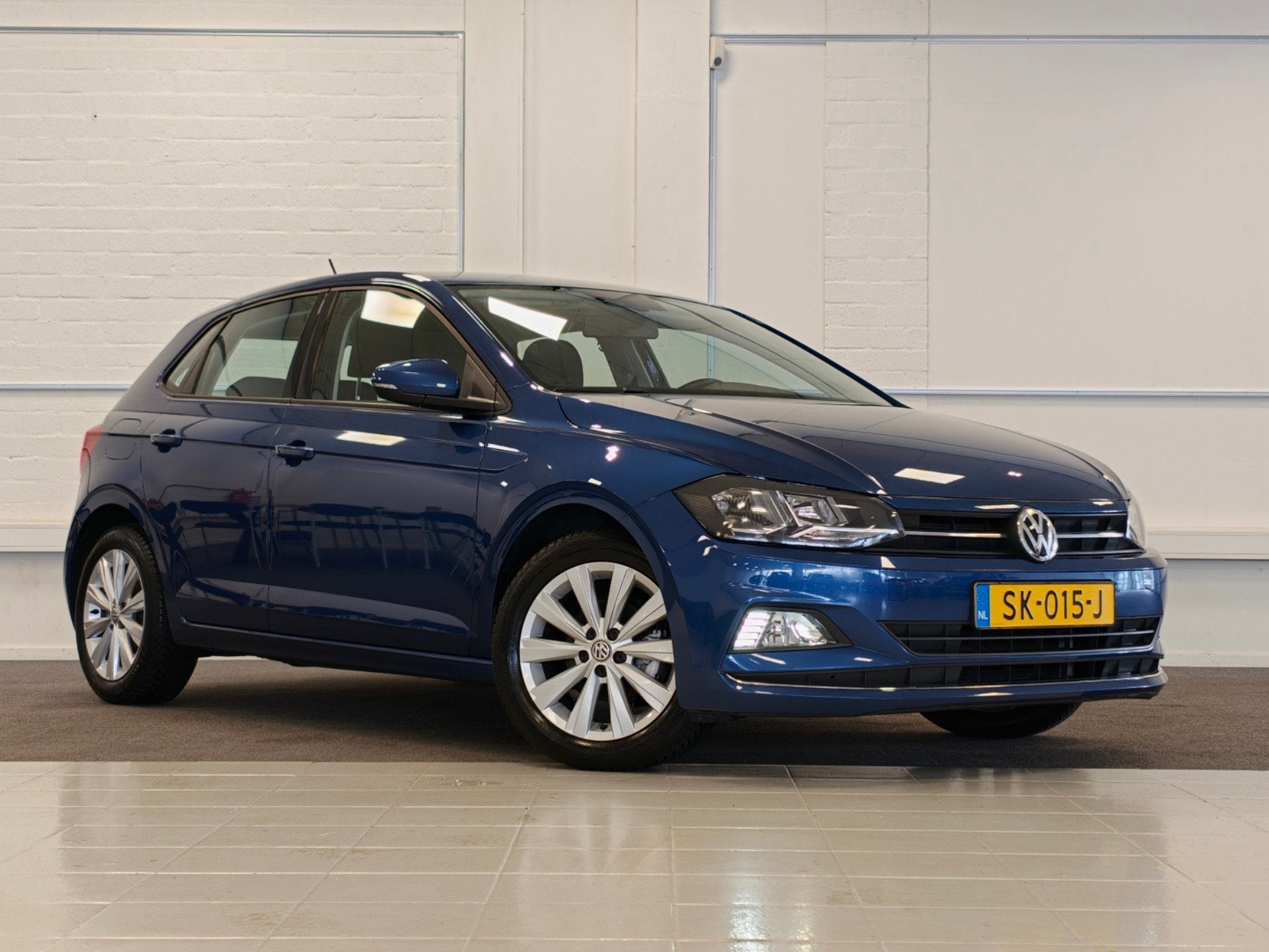 Volkswagen Polo 1.0 TSI Highline DSG Allseason Clima Carplay, Auto's, Adaptive Cruise Control, Stof, Gebruikt, 95 pk
