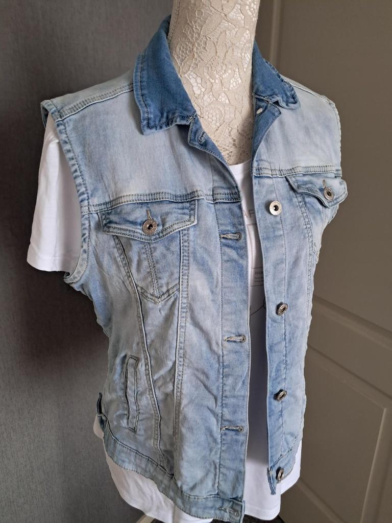 Bodywarmer Gilet Place du jour NIEUW   : Blauw Maat : 44, Kleding | Dames, Bodywarmers, Blauw, Maat 42/44 (L), Nieuw, Ophalen of Verzenden
