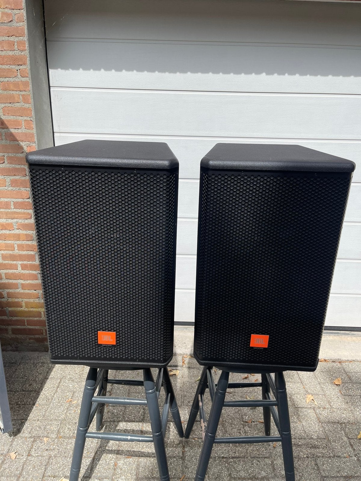 JBL MRX515 passieve 15” speakers 400w RMS 130dB, Ophalen, Zo goed als nieuw, JBL