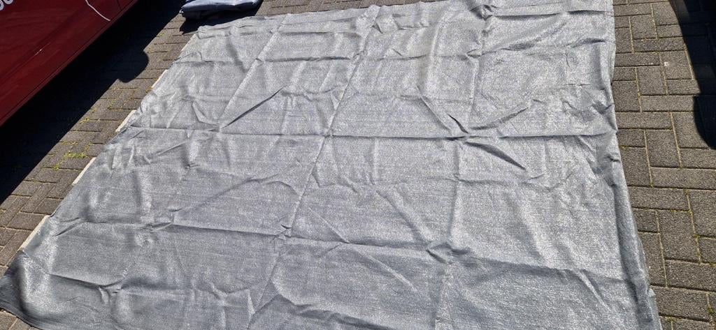 Gronddoek camping grijs 250x300 cm, Caravans en Kamperen, Kampeeraccessoires, Ophalen of Verzenden