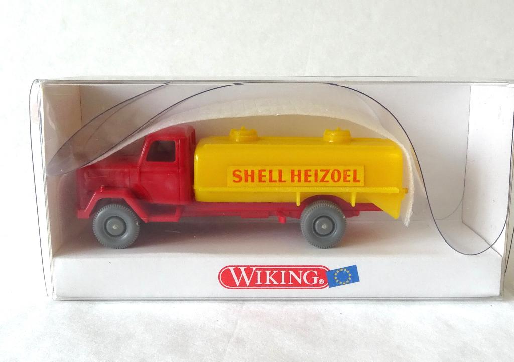 Wiking Magirus Shell tankwagen 1/87, Ophalen of Verzenden, Zo goed als nieuw, Bus of Vrachtwagen, Wiking