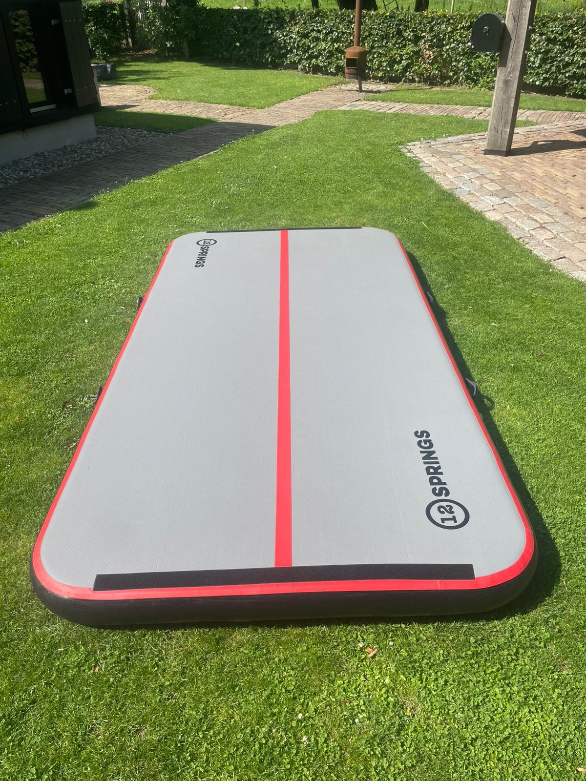 12springs tantum airtrack: 300x155, Ophalen, Zo goed als nieuw, Grijs, Materiaal