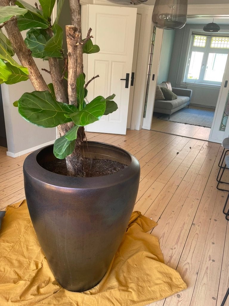 Grote sierpot van Ecri Living, Ophalen, 40 cm of meer, Rond, Nieuw